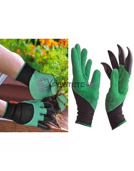 Градински ръкавици с нокти за копаене